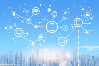 social_media_network_with_skyscraper_background