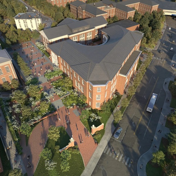 UVA-McIntire-Exterior-Aerial-View